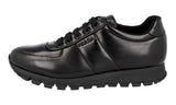 Prada Women's Black Leather Matchrace Sneaker 3E6386