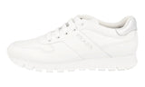 Prada Women's White Leather Matchrace Sneaker 3E6412