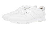 Prada Women's White Leather Matchrace Sneaker 3E6412