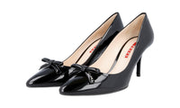 Prada Women's Black welt-sewn Leather Pumps / Heels 3I5497