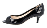 Prada Women's Black Leather Pumps / Heels 3K5214