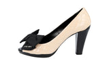 Prada Women's Beige Leather Pumps / Heels 3KP002