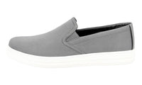 Prada Women's Grey Canvas Slip-on Sneaker 3S5802