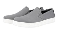 Prada Women's Grey Canvas Slip-on Sneaker 3S5802