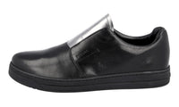 Prada Women's Black Leather Sneaker 3S6047