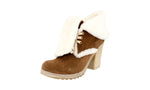 Prada Women's 3T5376 OZX F0E20 Leather Half-Boot