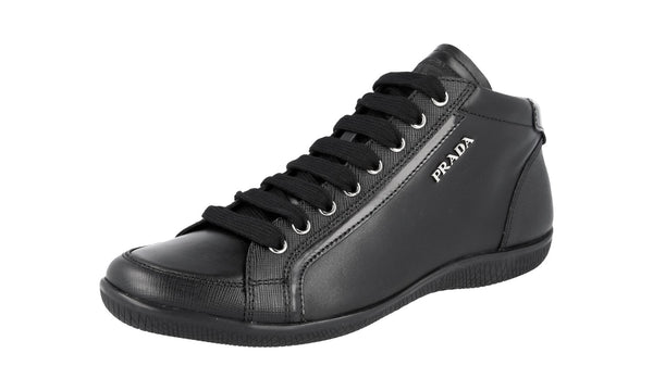 Prada Women's 3T5621 3O62 F0002 Saffiano Leather Leather Sneaker