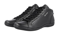 Prada Women's Black Saffiano Leather Sneaker 3T5621
