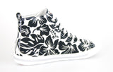 Prada Women's White Hibiscus Canvas Sneaker 3T5731