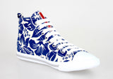 Prada Women's Multicoloured Hibiscus Canvas Sneaker 3T5731