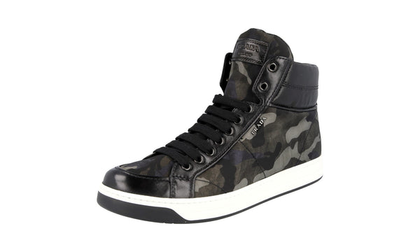 Prada Women's 3T5770 1O32 F0170 Nylon High-Top Sneaker