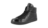 Prada Women's 3T5770 3O97 F000X Leather High-Top Sneaker