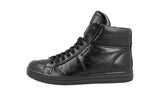 Prada Women's Black Leather High-Top Sneaker 3T5770