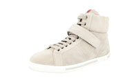 Prada Women's 3T5783 3AD4 F0032 Leather High-Top Sneaker