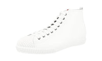 Prada Women's 3T5877 A21 F0009 Leather High-Top Sneaker