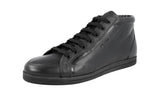 Prada Women's 3T5893 2AJ9 F0002 Saffiano Leather Leather High-Top Sneaker