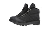 Prada Women's Grey welt-sewn Shearling Felt Half-Boot 3T5920