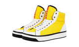 Prada Women's Yellow Leather High-Top Sneaker 3T5957