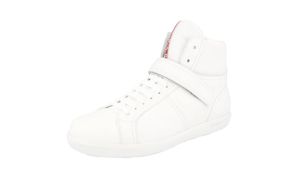 Prada Women's 3T6349 3O42 F0009 Leather High-Top Sneaker