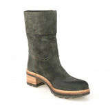 Prada Women's Green welt-sewn Leather Half-Boot 3U5360