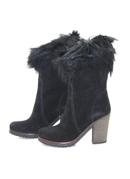 Prada Women's 3U5377 n Leather Half-Boot