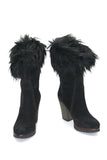 Prada Women's Black Leather Half-Boot 3U5377