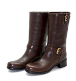 Prada Women's 3U5593 br Leather Boots