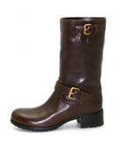 Prada Women's Brown Leather Boots 3U5593