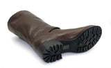 Prada Women's Brown Leather Boots 3U5593