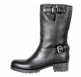 Prada Women's Black Leather Half-Boot 3U5785