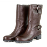 Prada Women's 3U5785 3AD2 F0201 Leather Half-Boot