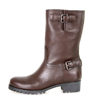 Prada Women's Brown Leather Half-Boot 3U5785