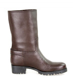 Prada Women's Brown Leather Half-Boot 3U5785