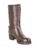 Prada Women's Brown Leather Half-Boot 3U5785