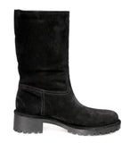 Prada Women's Black welt-sewn Leather Half-Boot 3U5901