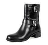 Prada Women's Black Leather Half-Boot 3U5907