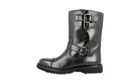 Prada Women's Black Leather Half-Boot 3U5935