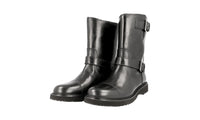 Prada Women's Black Leather Half-Boot 3U5935