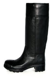 Prada Women's Black welt-sewn Leather Cervo Boots 3W5100