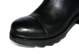 Prada Women's Black welt-sewn Leather Cervo Boots 3W5100