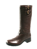 Prada Women's Brown Deerskin Leather Boots 3W5356