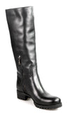 Prada Women's Black Heavy-Duty Rubber Sole Leather Boots 3W5784