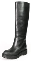 Prada Women's Black welt-sewn Leather Boots 3W5922