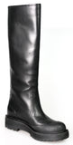 Prada Women's Black welt-sewn Leather Boots 3W5922