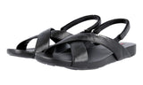 Prada Women's Black Leather Sandals 3X5704