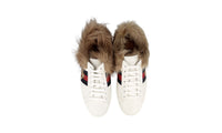 Gucci Men's White Leather Sneaker 496093