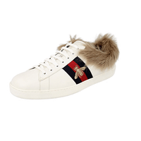 Gucci Men's White Leather Sneaker 496093