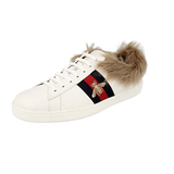Gucci Men's White Leather Sneaker 496093