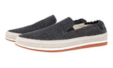 Prada Men's Grey St. Tropez Slip On Espadrilles 4D2363