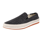 Prada Men's Grey St. Tropez Slip On Espadrilles 4D2363